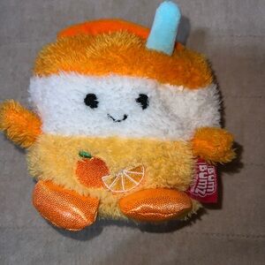 Bum Bumz Orange and White Plush Toy